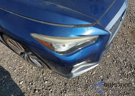 2018 Infiniti Q50 3.0T Sport from USA, damaged, VIN JN1EV7AP7JM357443